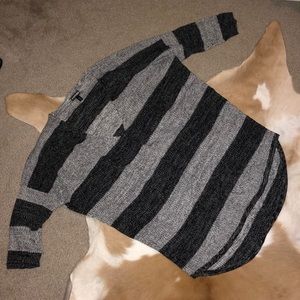 Black and grey express sweater